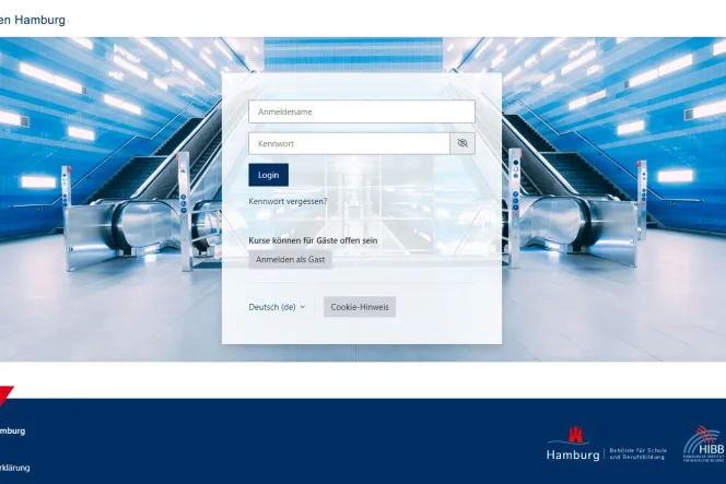 Screenshot (Quelle: lms.lernen.hamburg)